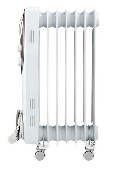 Обігрівач масляний ZANUSSI ESPRESSIONE ZOH/ES-07WN (7 секц./ 1500 Вт)